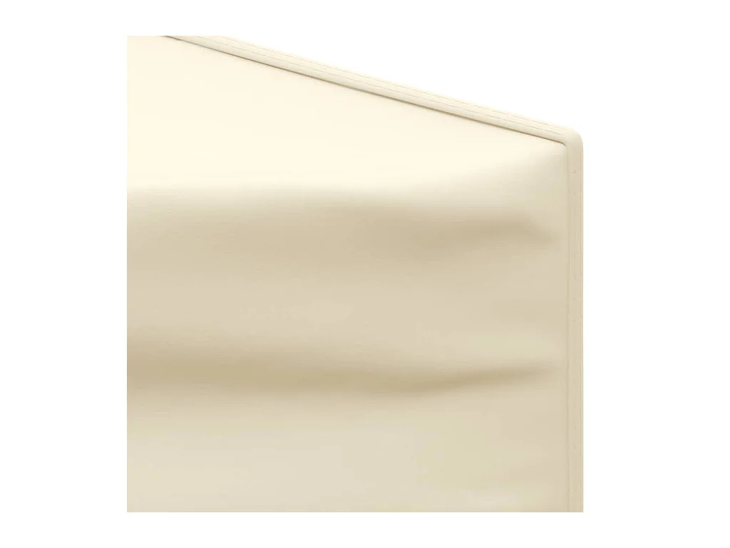 Carpa plegable para fiestas con paredes Crema 3x3 m
