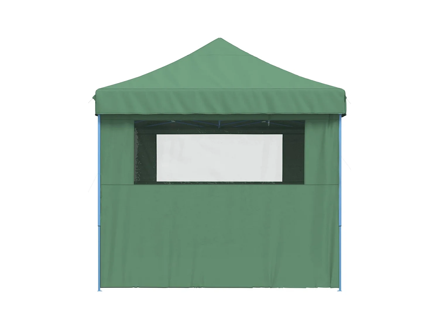 Carpa de recepción plegable emergente de 4 lados de color verde