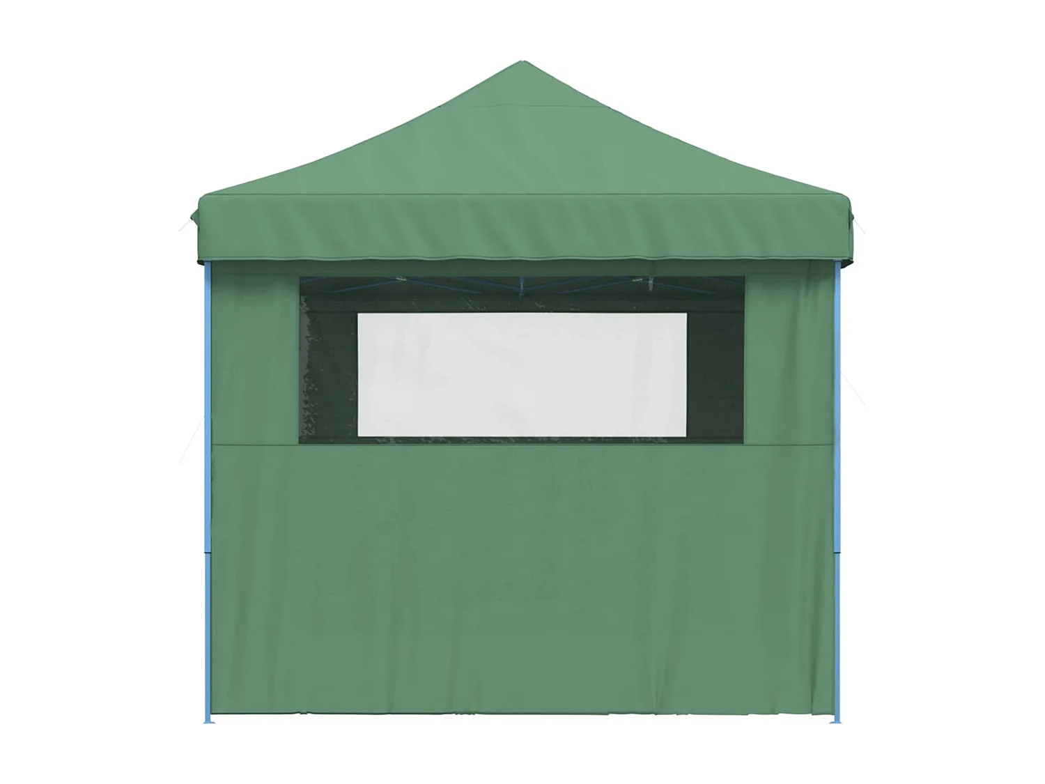 Carpa de recepción plegable emergente de 4 lados de color verde