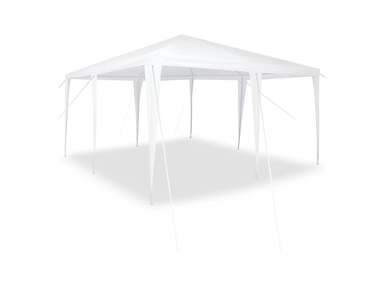 Carpa para fiestas blanca 400 x 400 x 266 cm Poliéster y acero