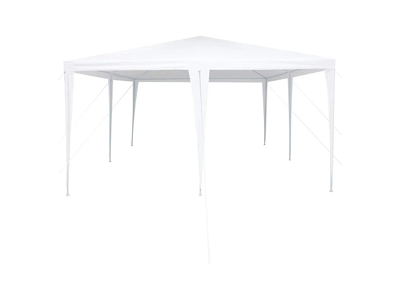 Carpa para fiestas blanca 400 x 400 x 266 cm Poliéster y acero
