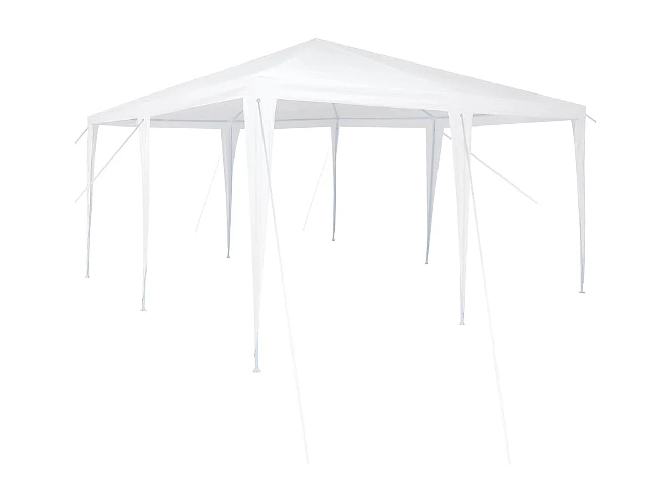 Tente de fête Blanc 400 x 400 x 266 cm Polyester et Acier