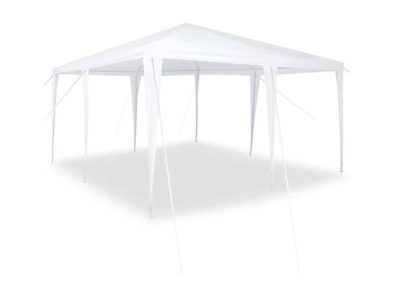 Tente de fête Blanc 400 x 400 x 266 cm Polyester et Acier