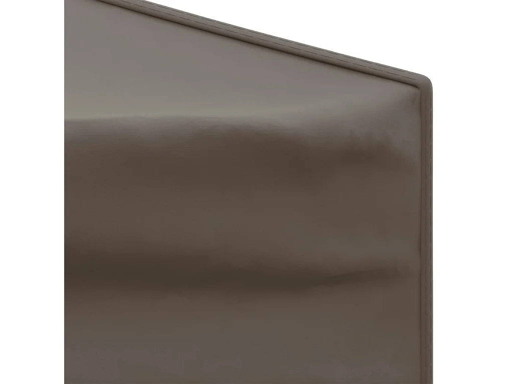 Tenda pieghevole per ricevimenti con pareti Taupe 2x2 m