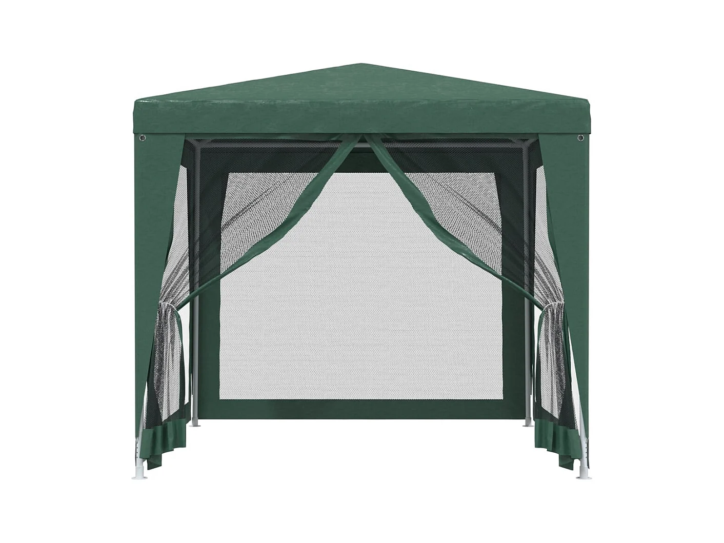 Tenda per feste con 4 pareti laterali in rete Verde 2,5x2,5 m