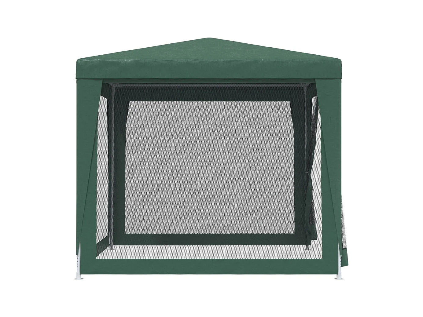 Tenda per feste con 4 pareti laterali in rete Verde 2,5x2,5 m