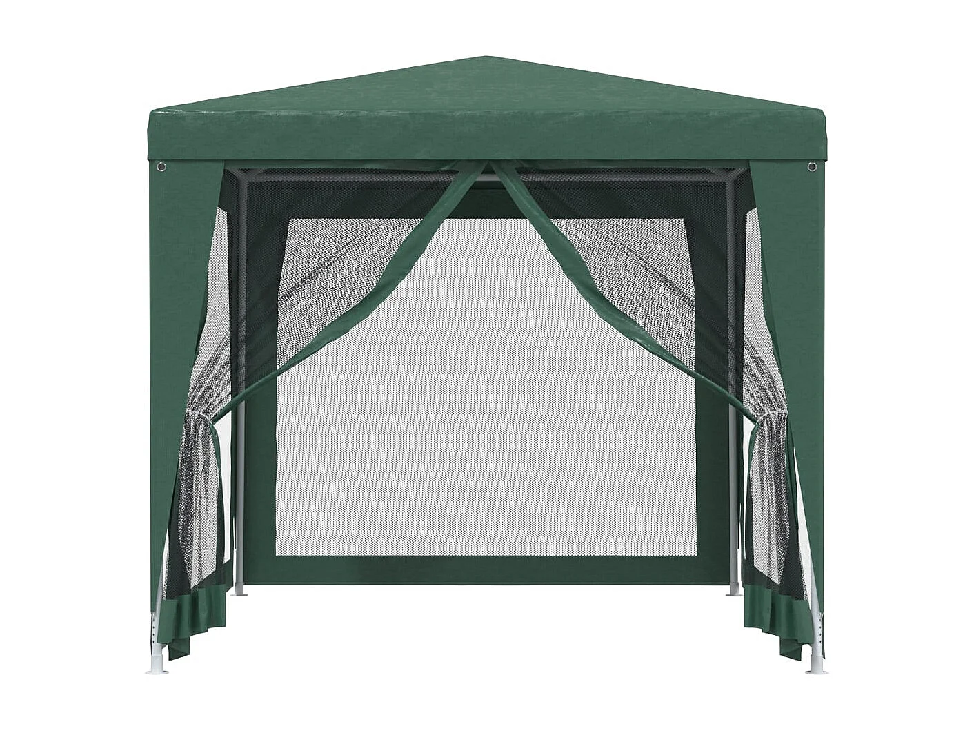 Tenda per feste con 4 pareti laterali in rete Verde 2,5x2,5 m