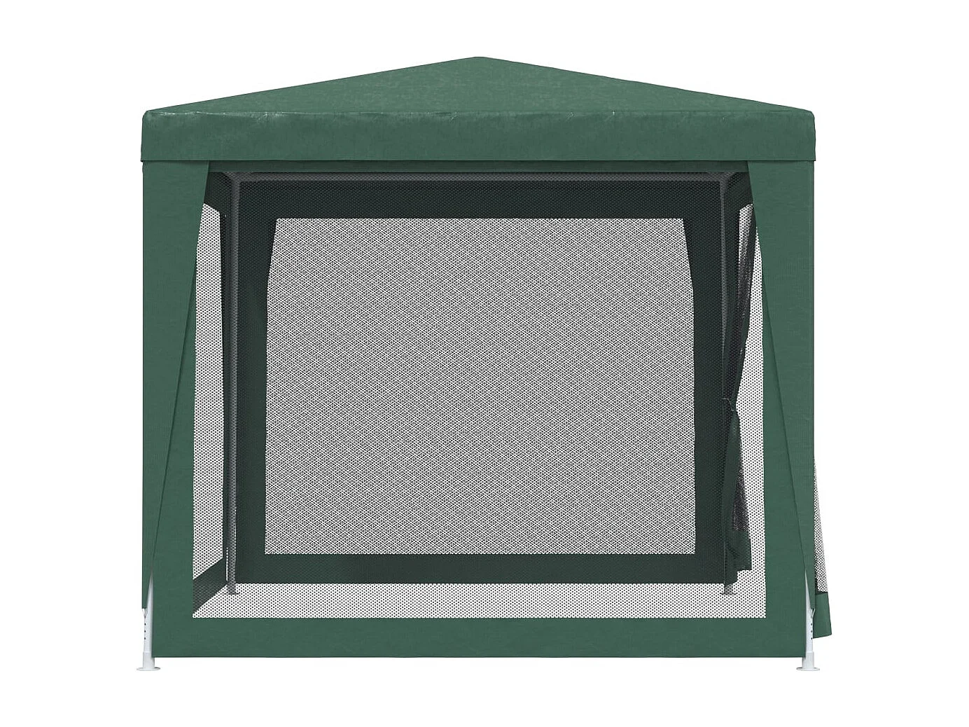 Tenda per feste con 4 pareti laterali in rete Verde 2,5x2,5 m