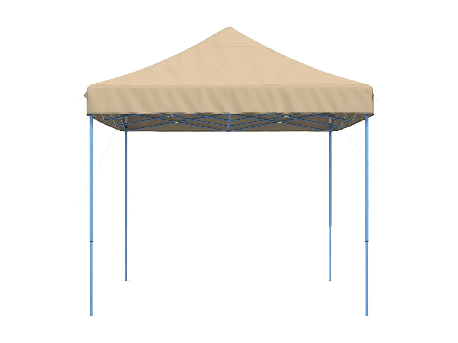 Carpa de recepción plegable retráctil beige 440x292x315 cm