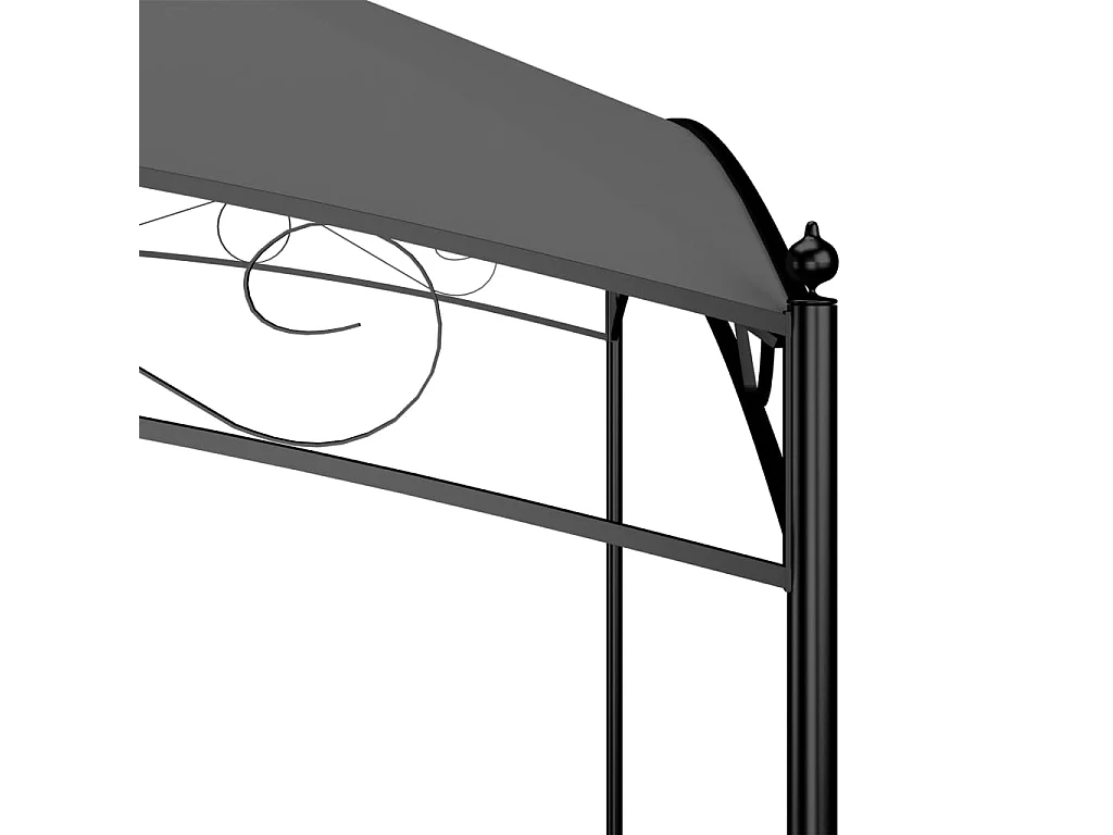 Belvedere 3x4x2,65 m Antracita 180 g/m²