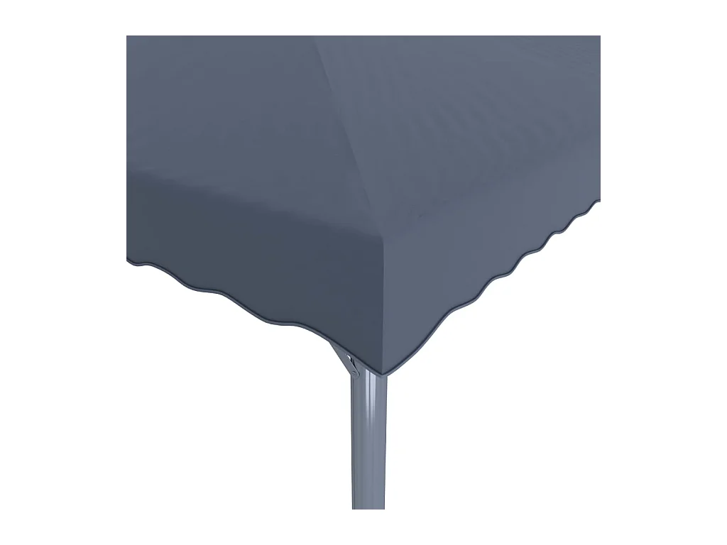 Cenador de aluminio antracita de 400 x 300 cm