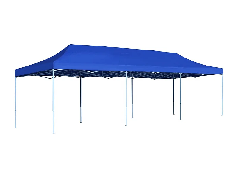 Tenda pieghevole per ricevimenti 3x9 m Blu