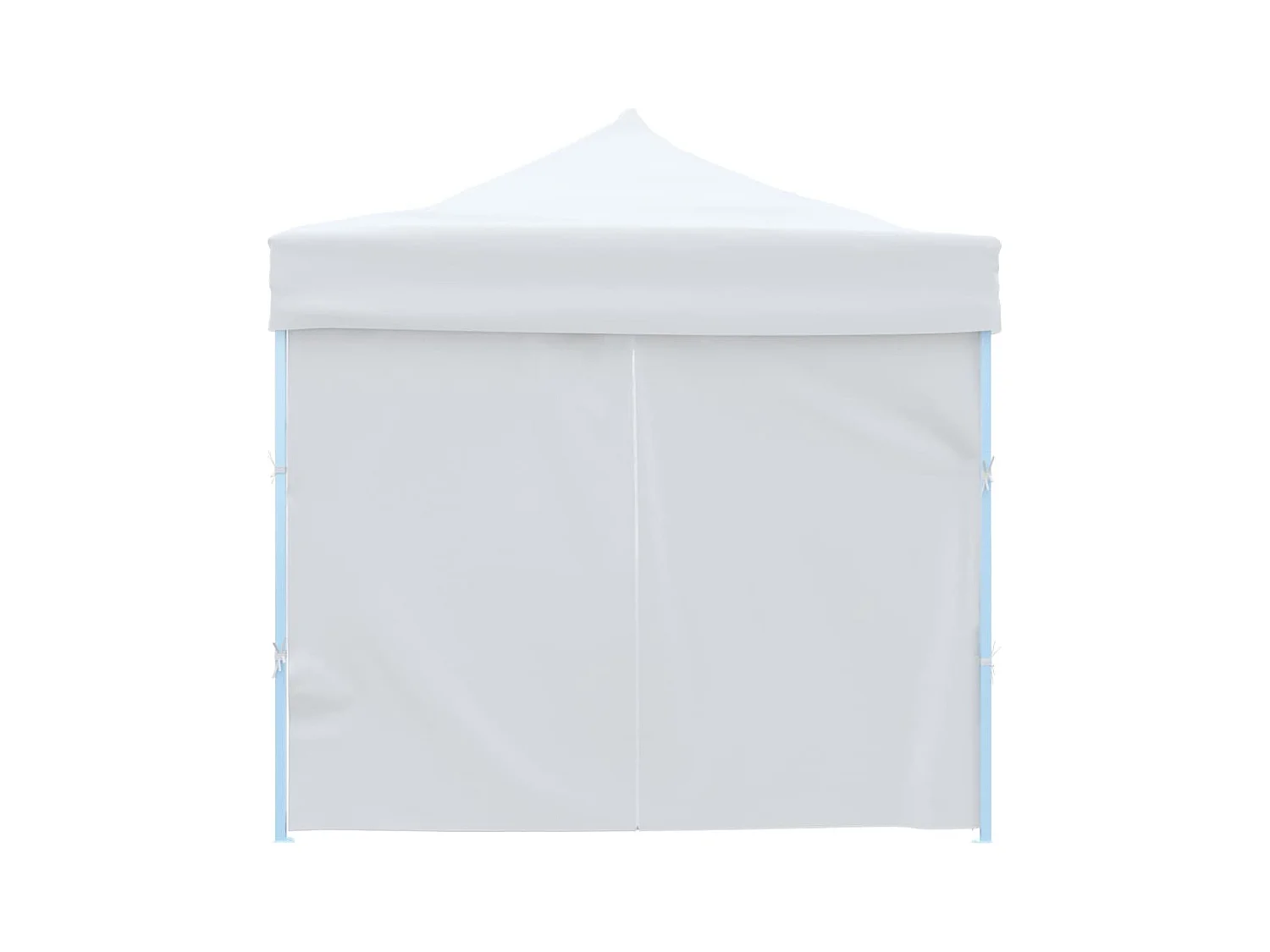 Carpa de recepción desplegable de 8 paredes 3 x 9 m Blanca