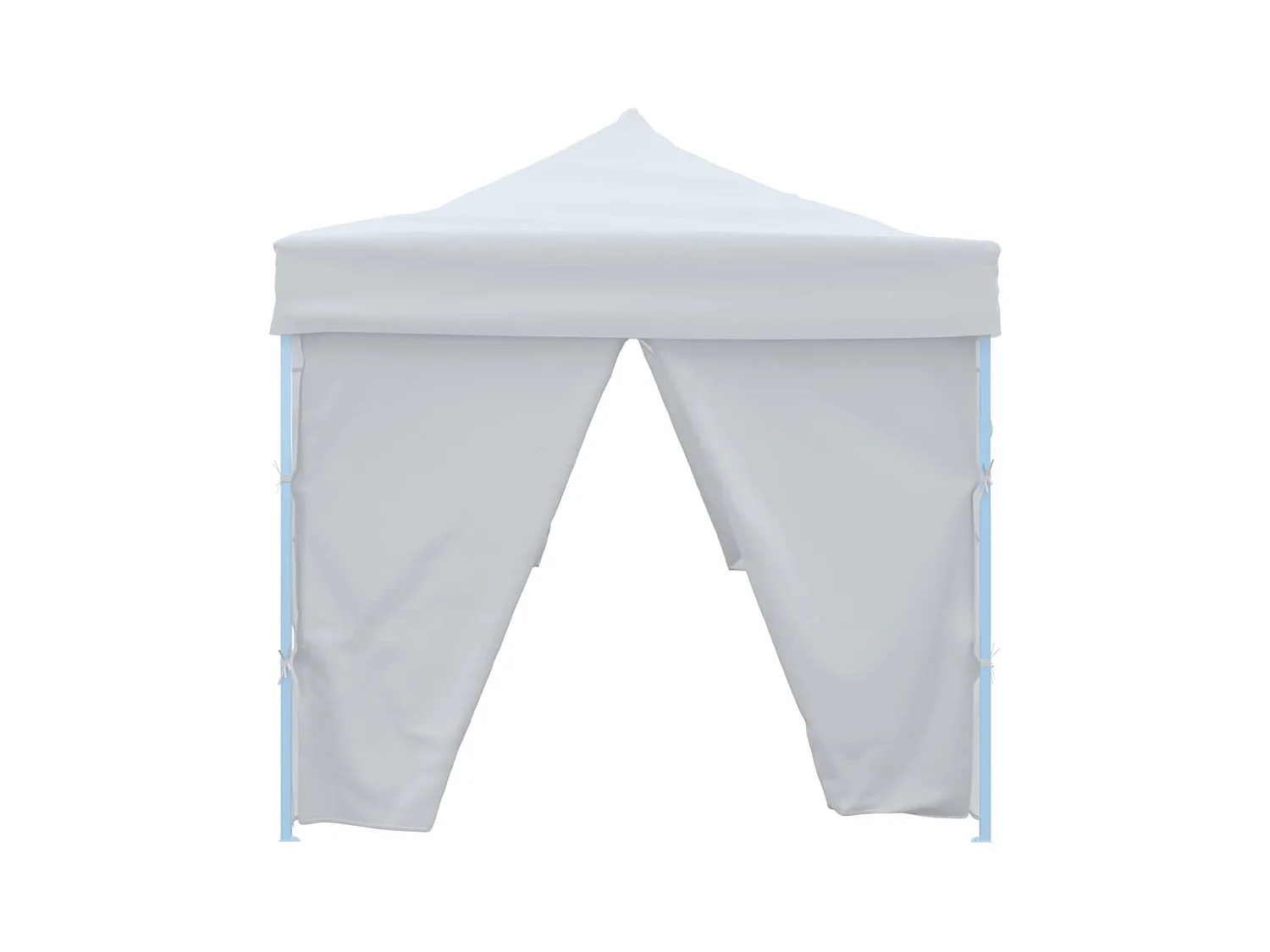 Carpa de recepción desplegable de 8 paredes 3 x 9 m Blanca