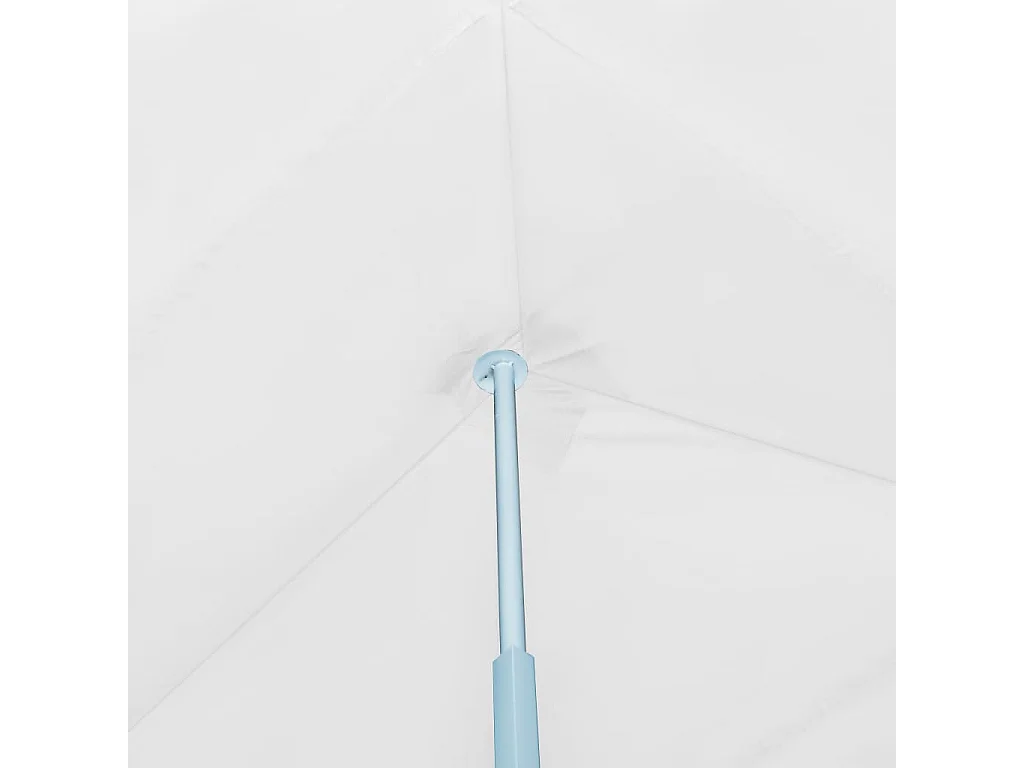 Carpa de recepción desplegable de 8 paredes 3 x 9 m Blanca