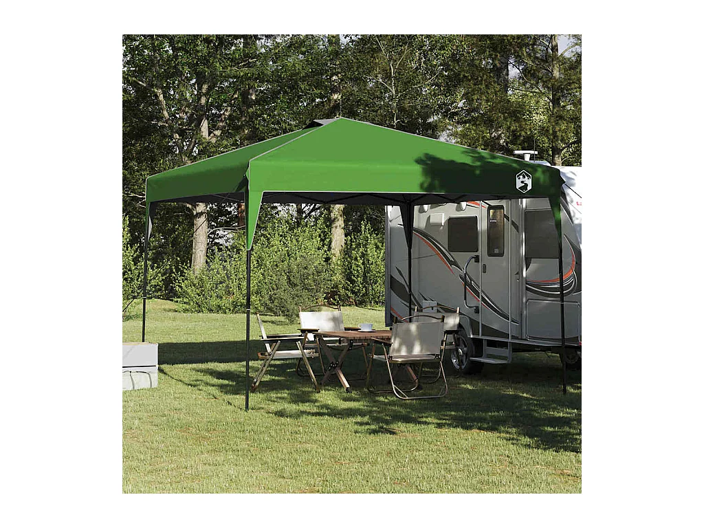 Tente à auvent pop-up Vert 300 x 300 cm tissu