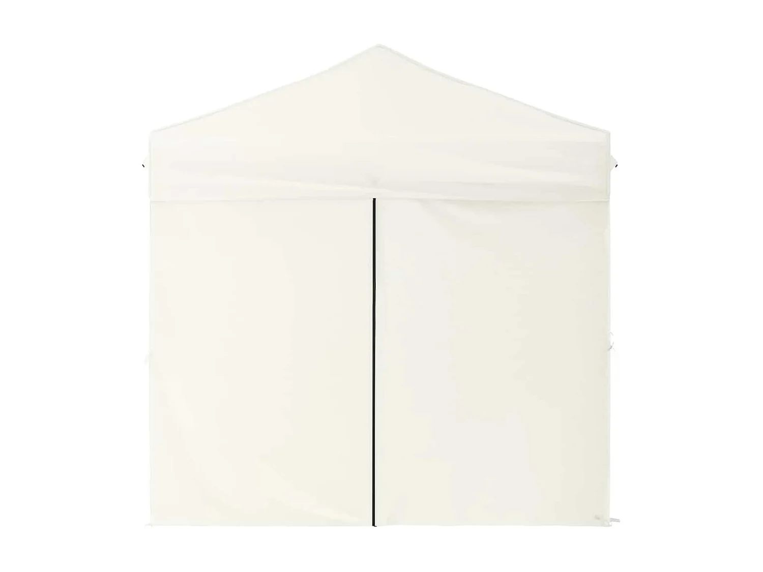 Carpa plegable para fiestas con paredes Crema 2x2 m