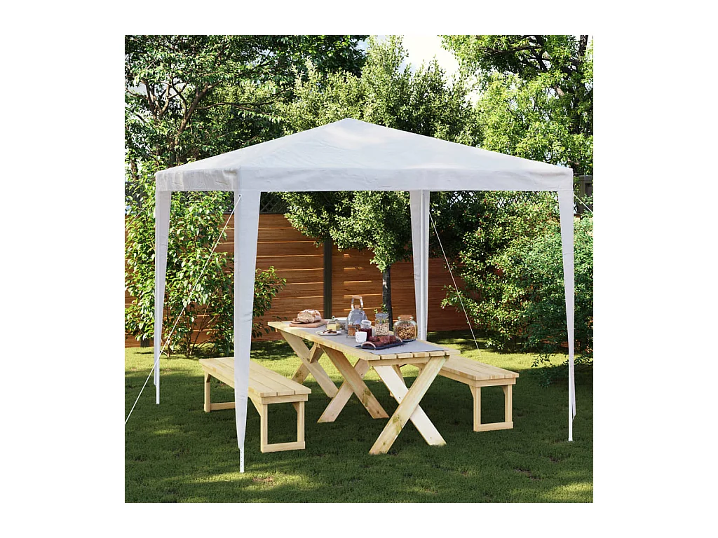 Tenda per ricevimenti 2,5x2,5 m Bianca