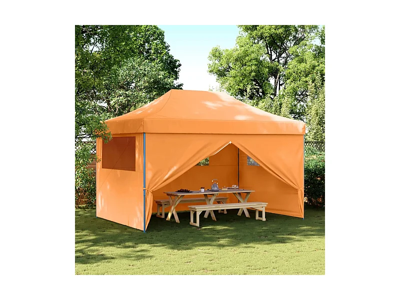 Pop-up opvouwbare ontvangsttent met 4 zijwanden
