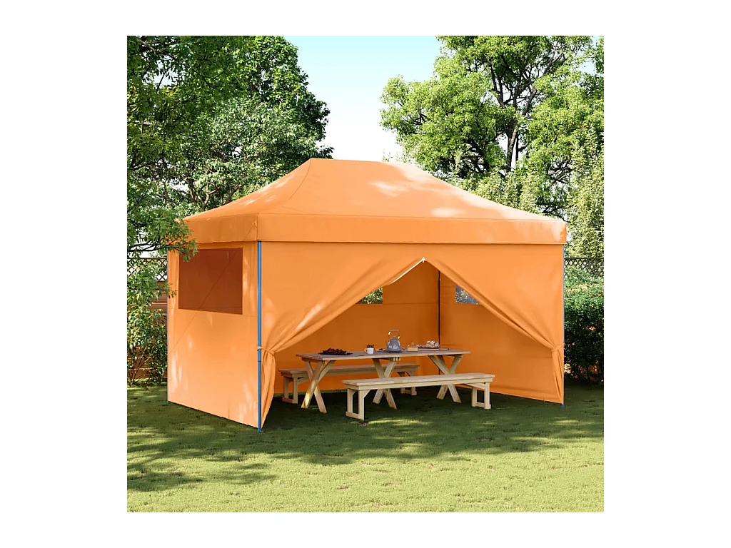 Pop-up opvouwbare ontvangsttent met 4 zijwanden