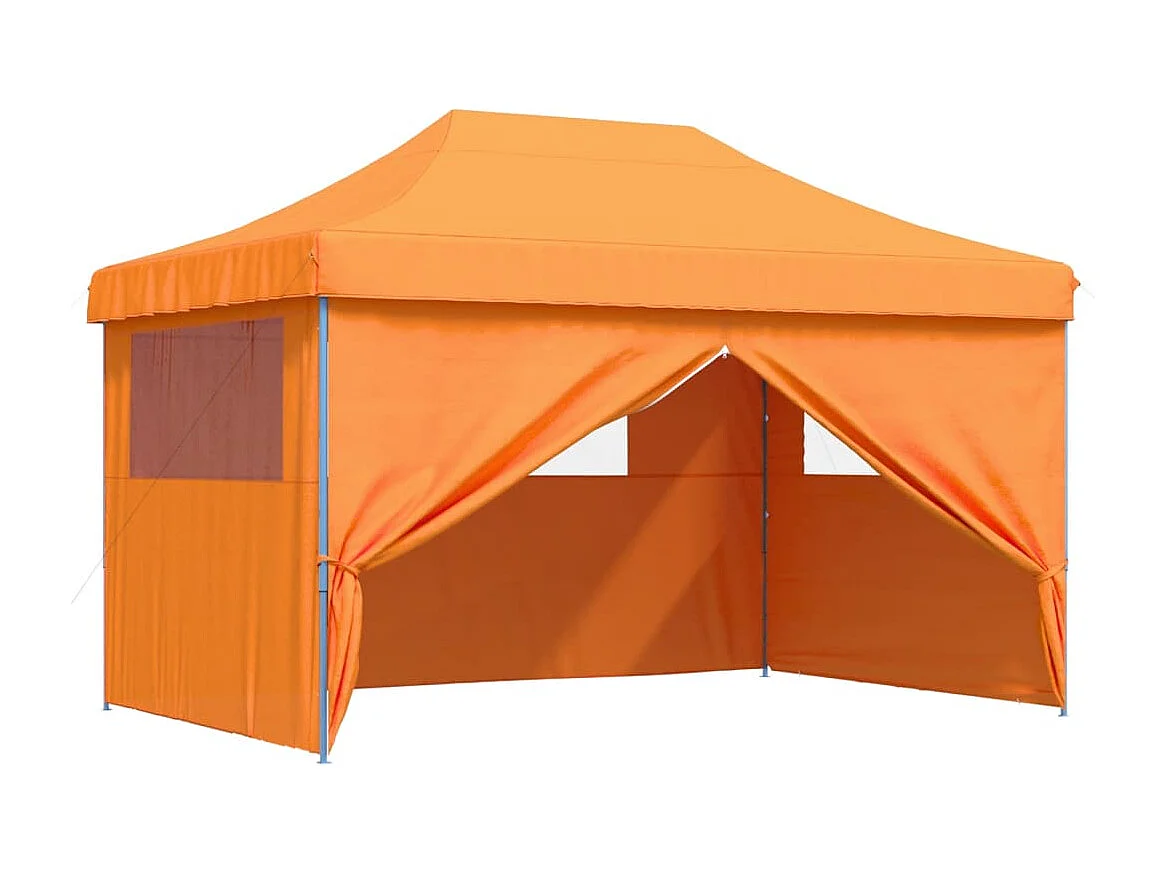 Carpa de recepción plegable emergente con 4 paredes laterales