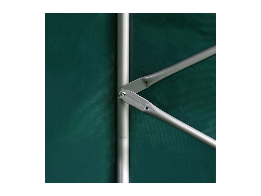 PVC Viehzelt 3,7x3,7m Grün