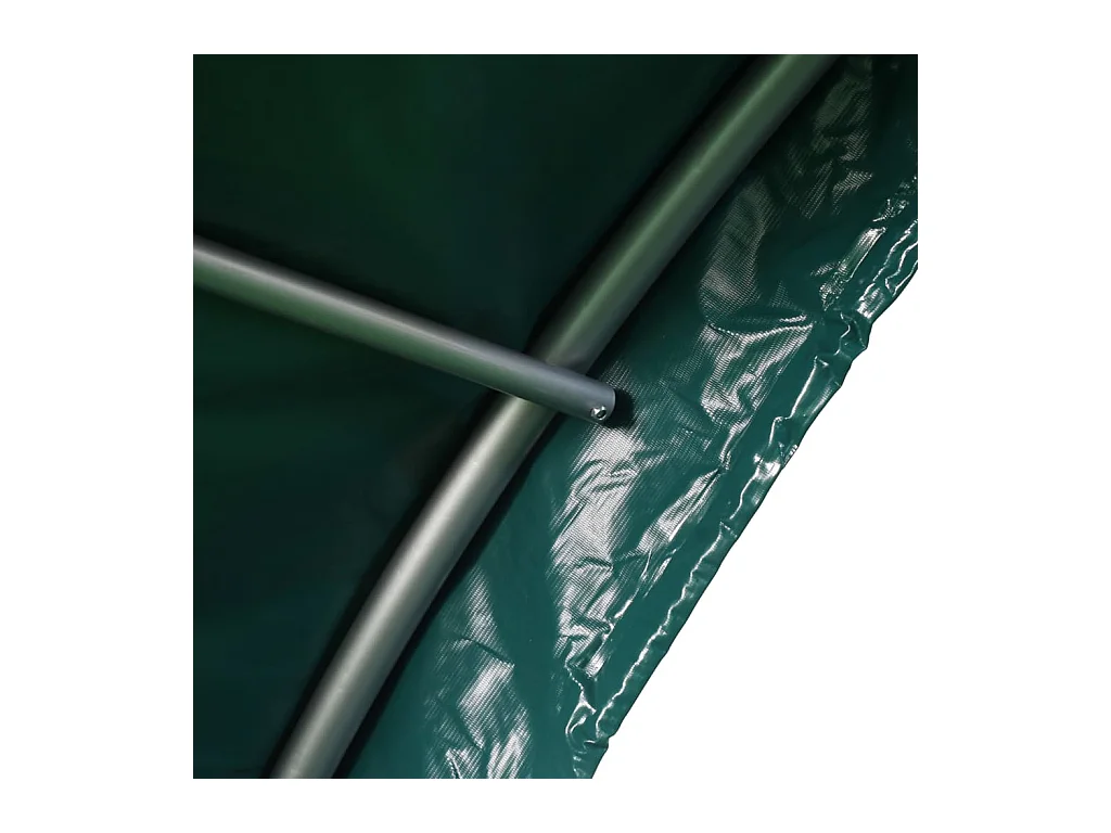 PVC Viehzelt 3,7x3,7m Grün