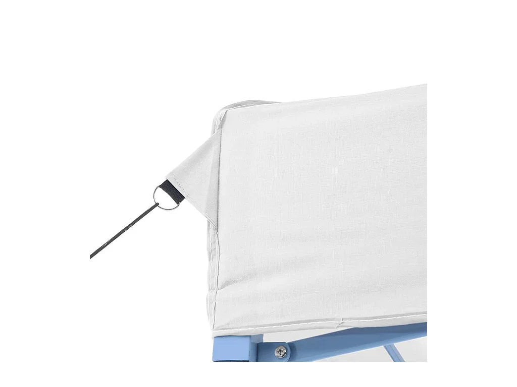Carpa de recepción plegable profesional 280x410x315 cm Acero Blanco