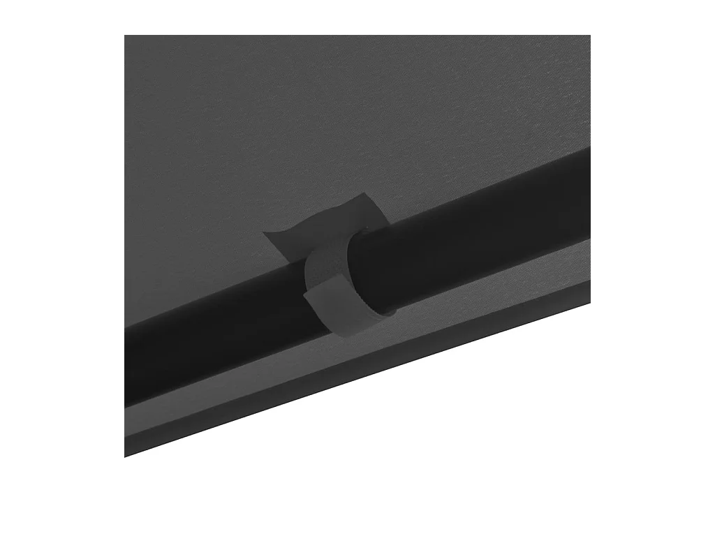 Gazebo Antracita 3x3 m Tejido y acero 180 g/m²