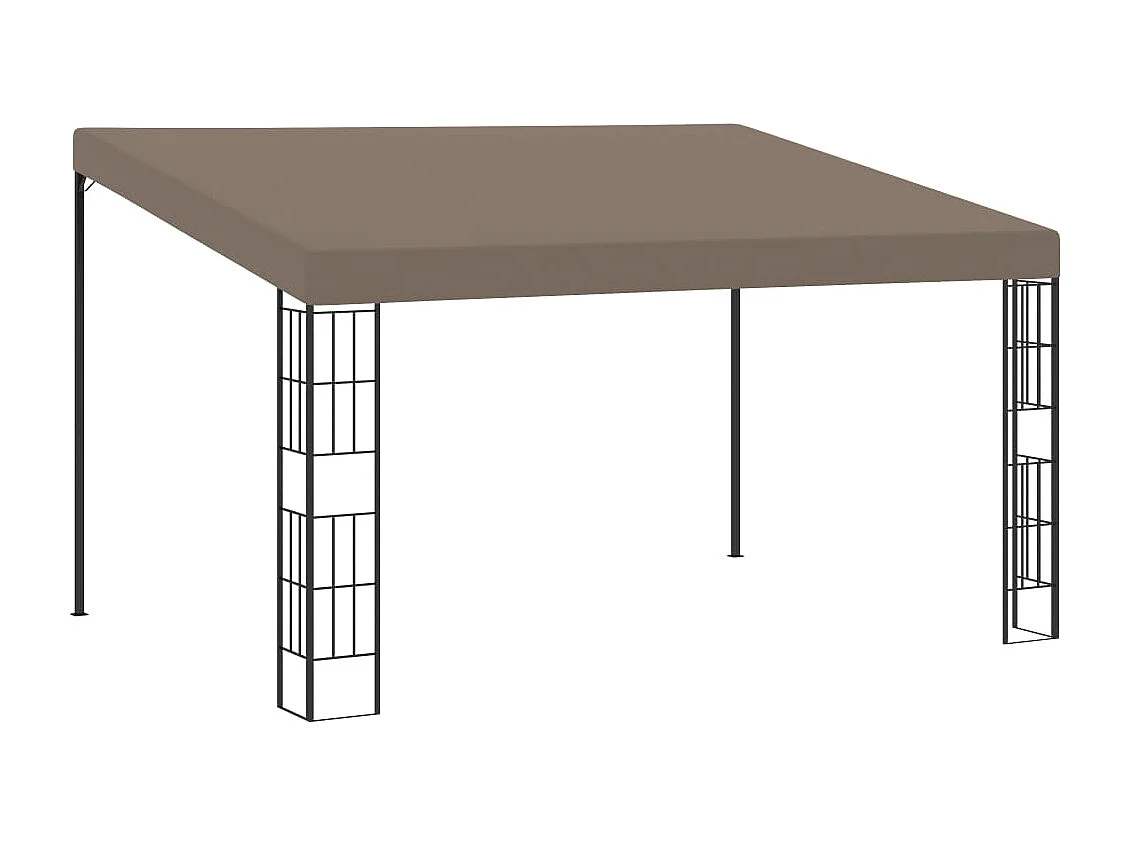 Belvédère mural 4x3 m Taupe Tissu