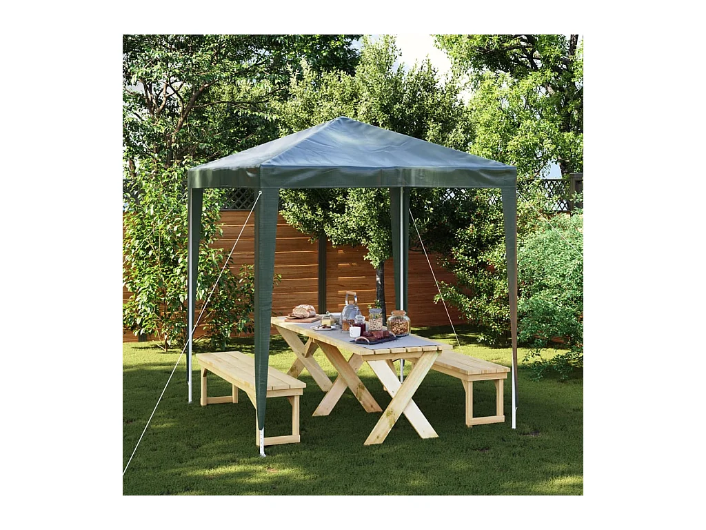 Carpa de recepción profesional 2x2 m Verde