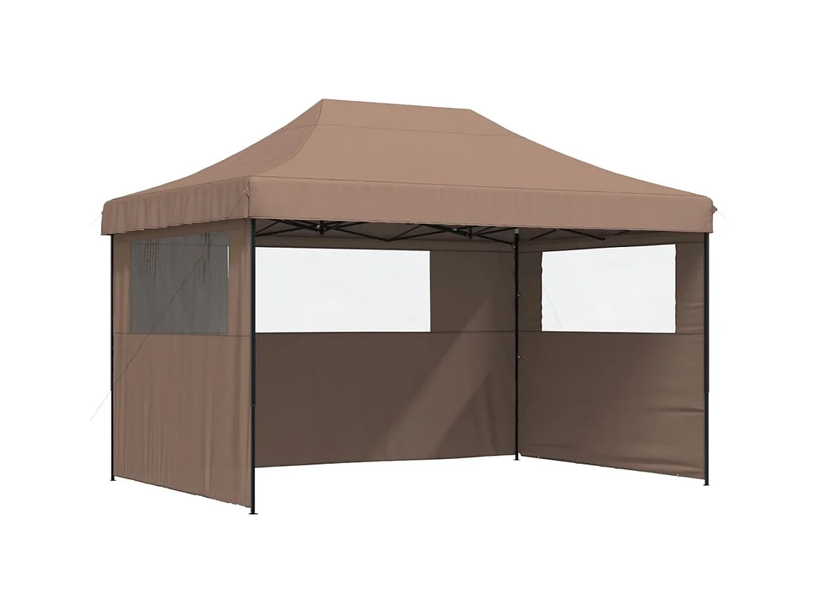 Carpa plegable para fiestas con 3 paredes laterales