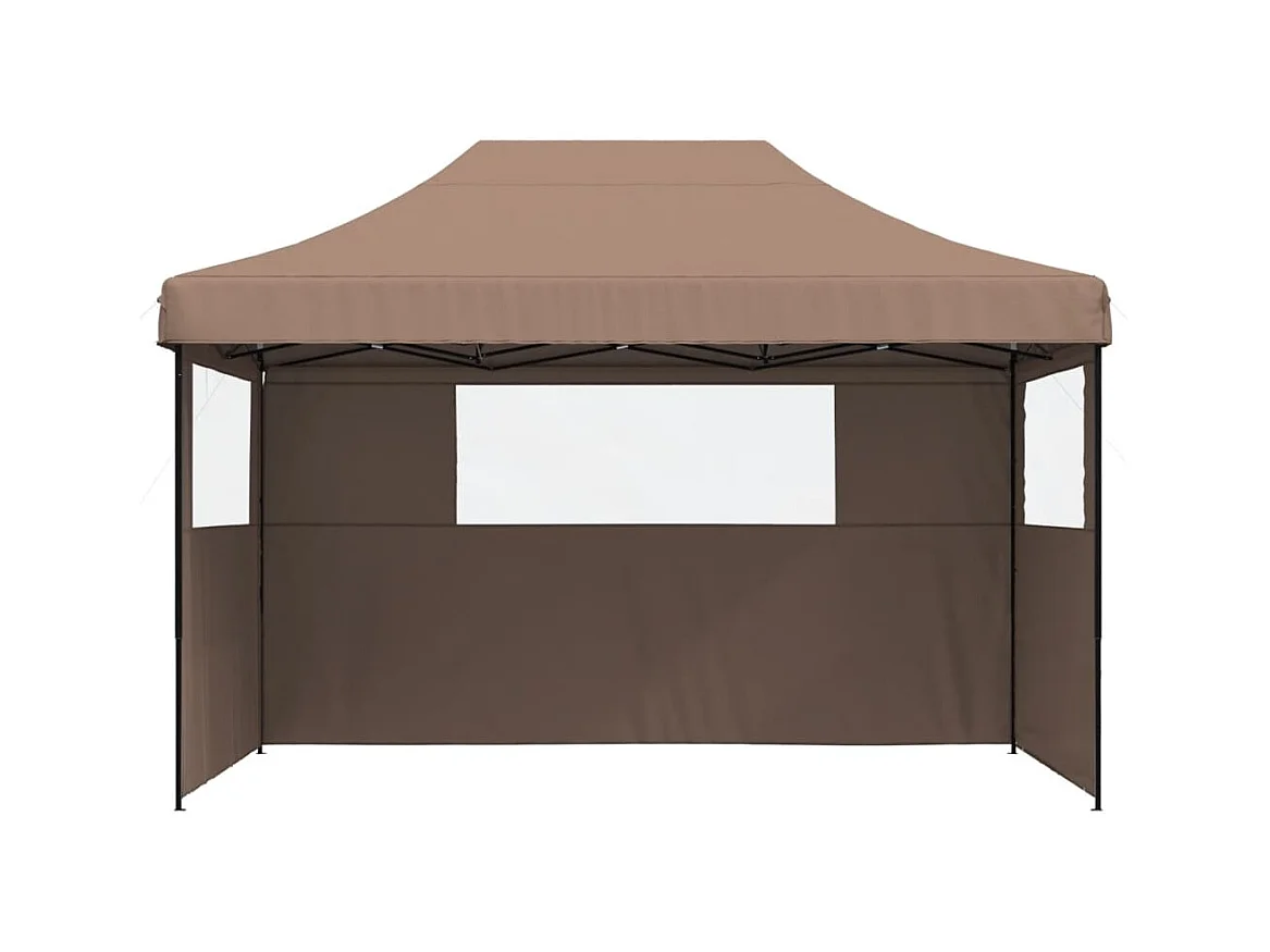 Carpa plegable para fiestas con 3 paredes laterales