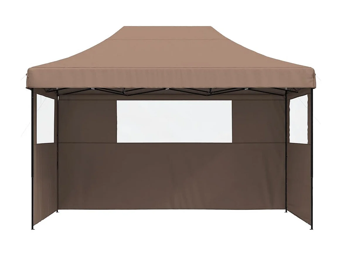 Carpa plegable para fiestas con 3 paredes laterales