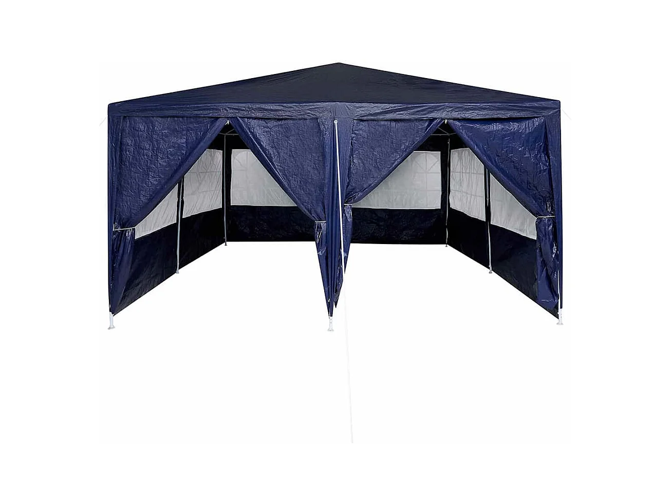 Tente de fête Bleu et Blanc 400 x 400 x 266 cm