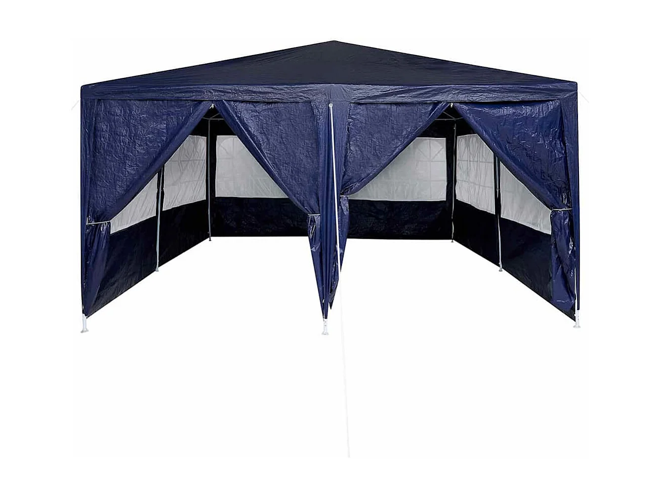 Tente de fête Bleu et Blanc 400 x 400 x 266 cm