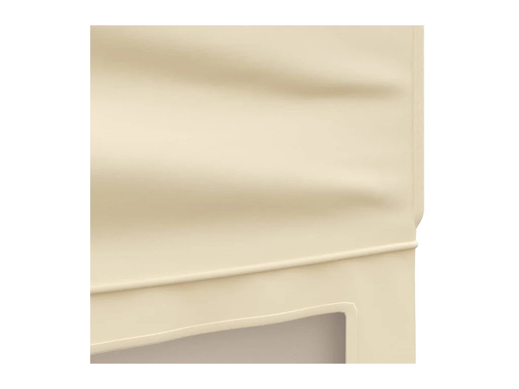 Carpa plegable para fiestas con paredes Crema 3x6 m