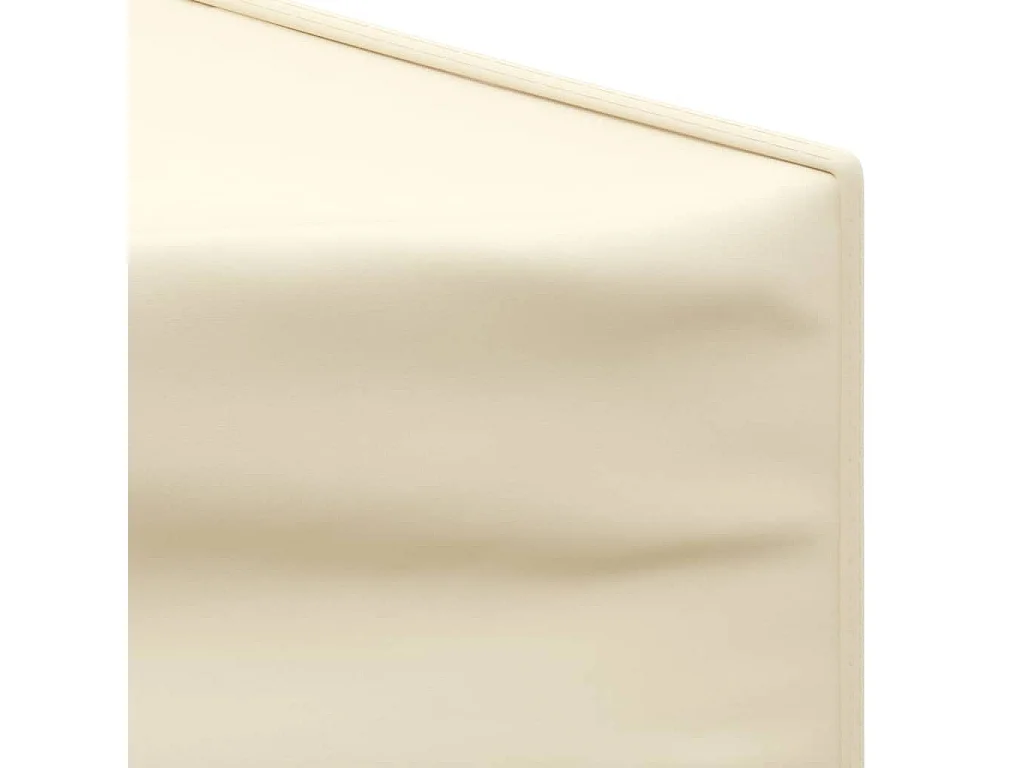 Carpa plegable para fiestas con paredes Crema 3x6 m