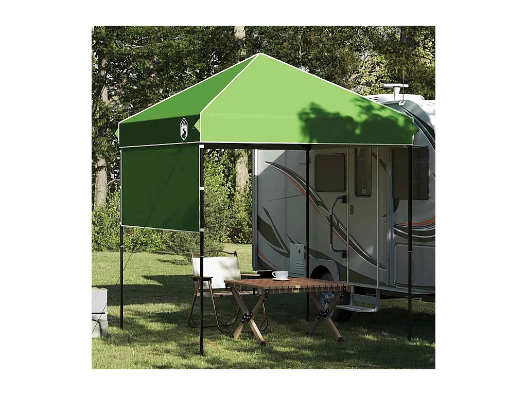 Tente à auvent pop-up Vert 200 x 200 cm tissu