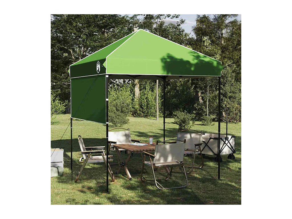 Tente à auvent pop-up Vert 200 x 200 cm tissu