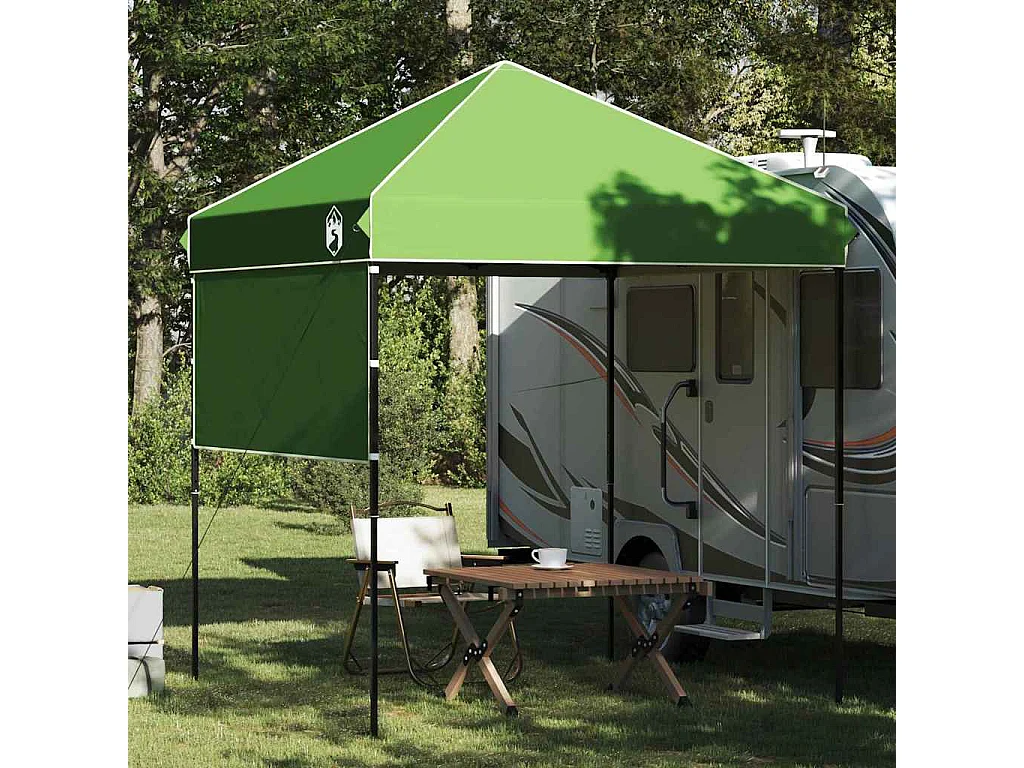 Tente à auvent pop-up Vert 200 x 200 cm tissu