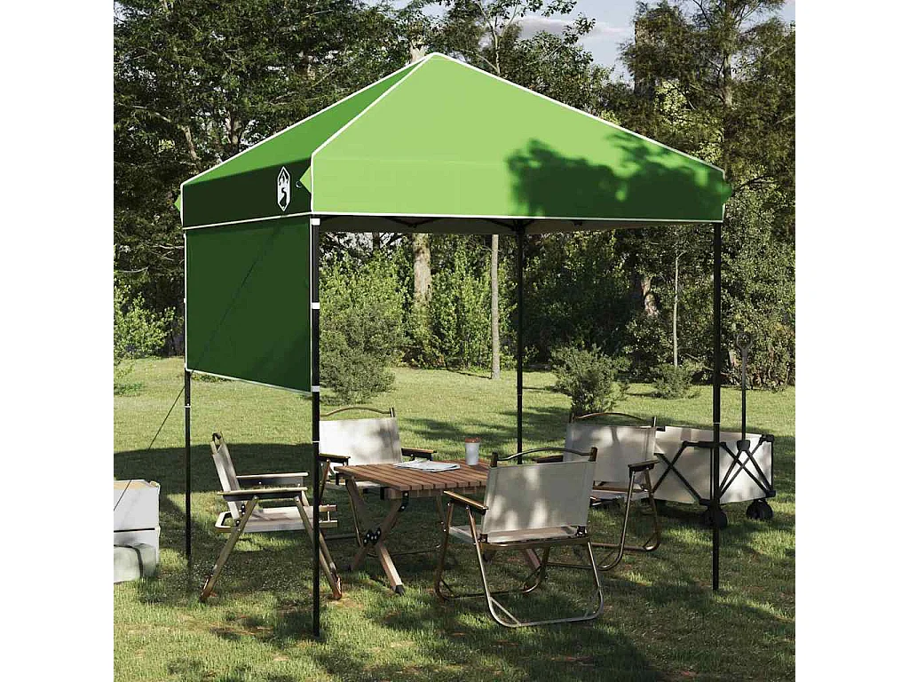 Tente à auvent pop-up Vert 200 x 200 cm tissu