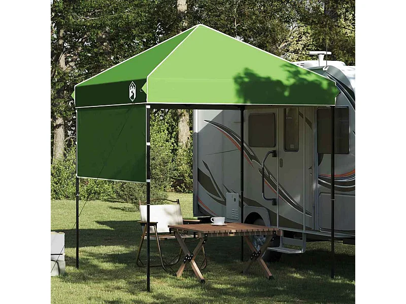 Tente à auvent pop-up Vert 200 x 200 cm tissu