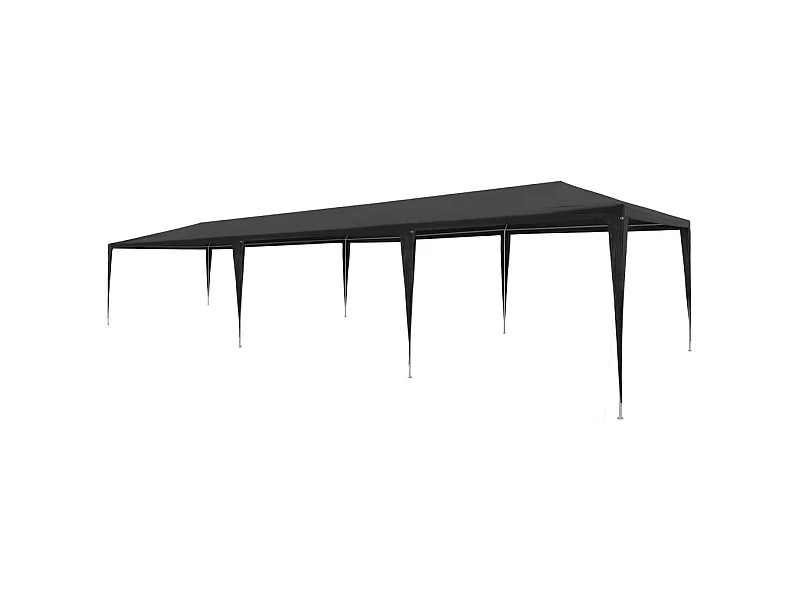 Carpa de recepción 3x9 m PE Antracita