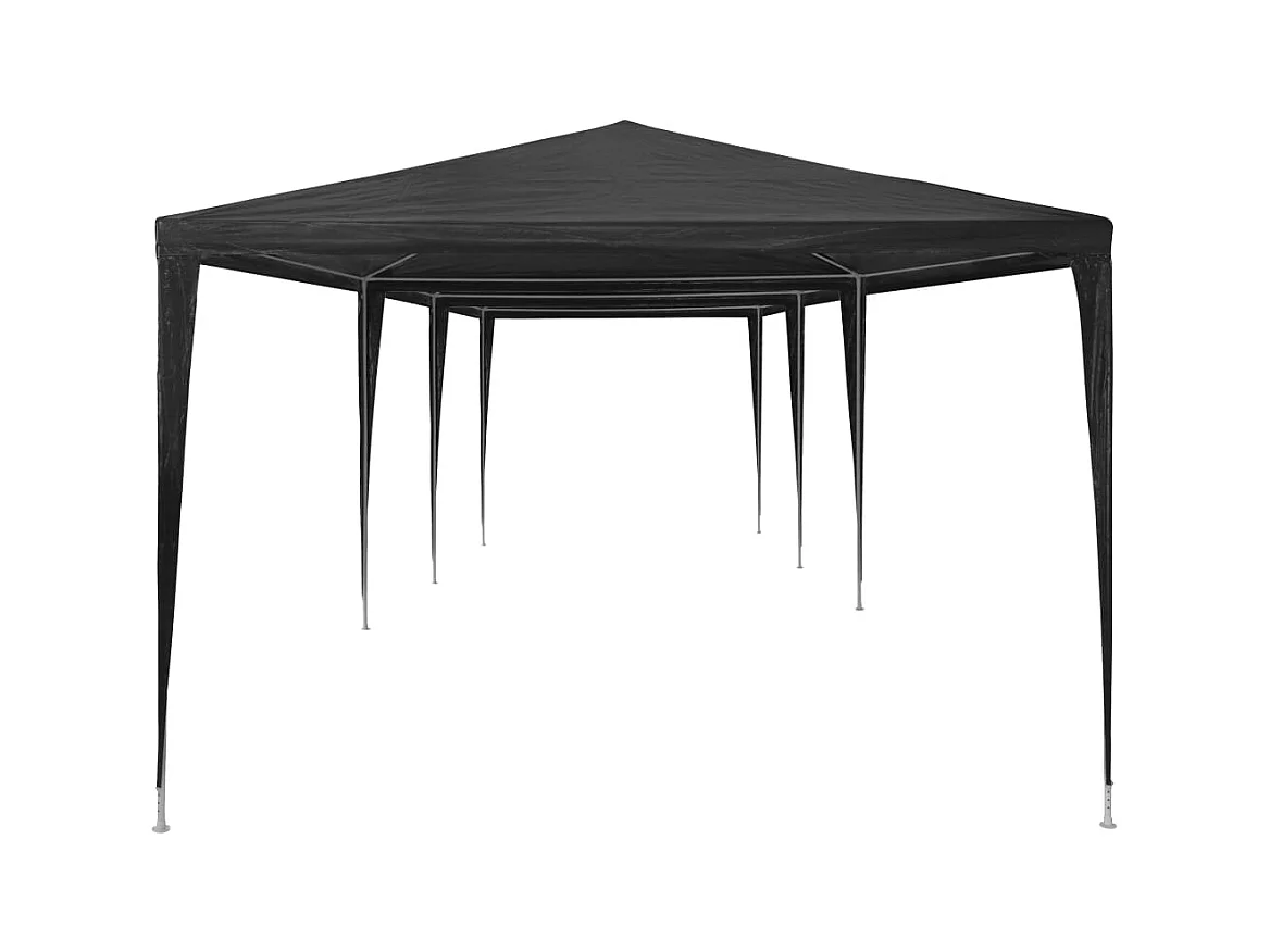 Carpa de recepción 3x9 m PE Antracita