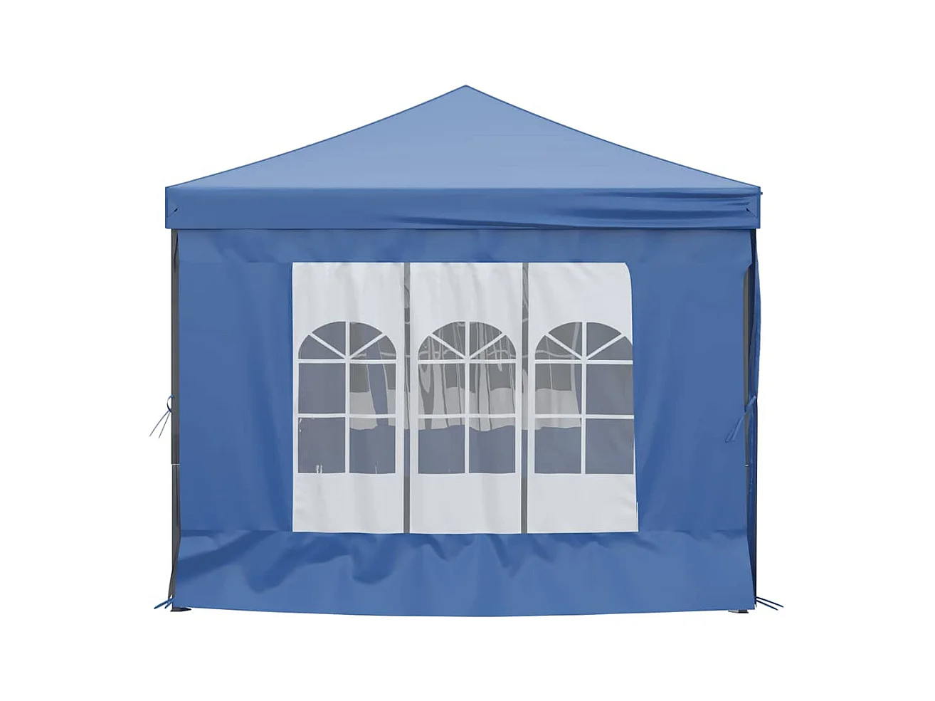 Carpa de recepción plegable con paredes Azul 3x6 m