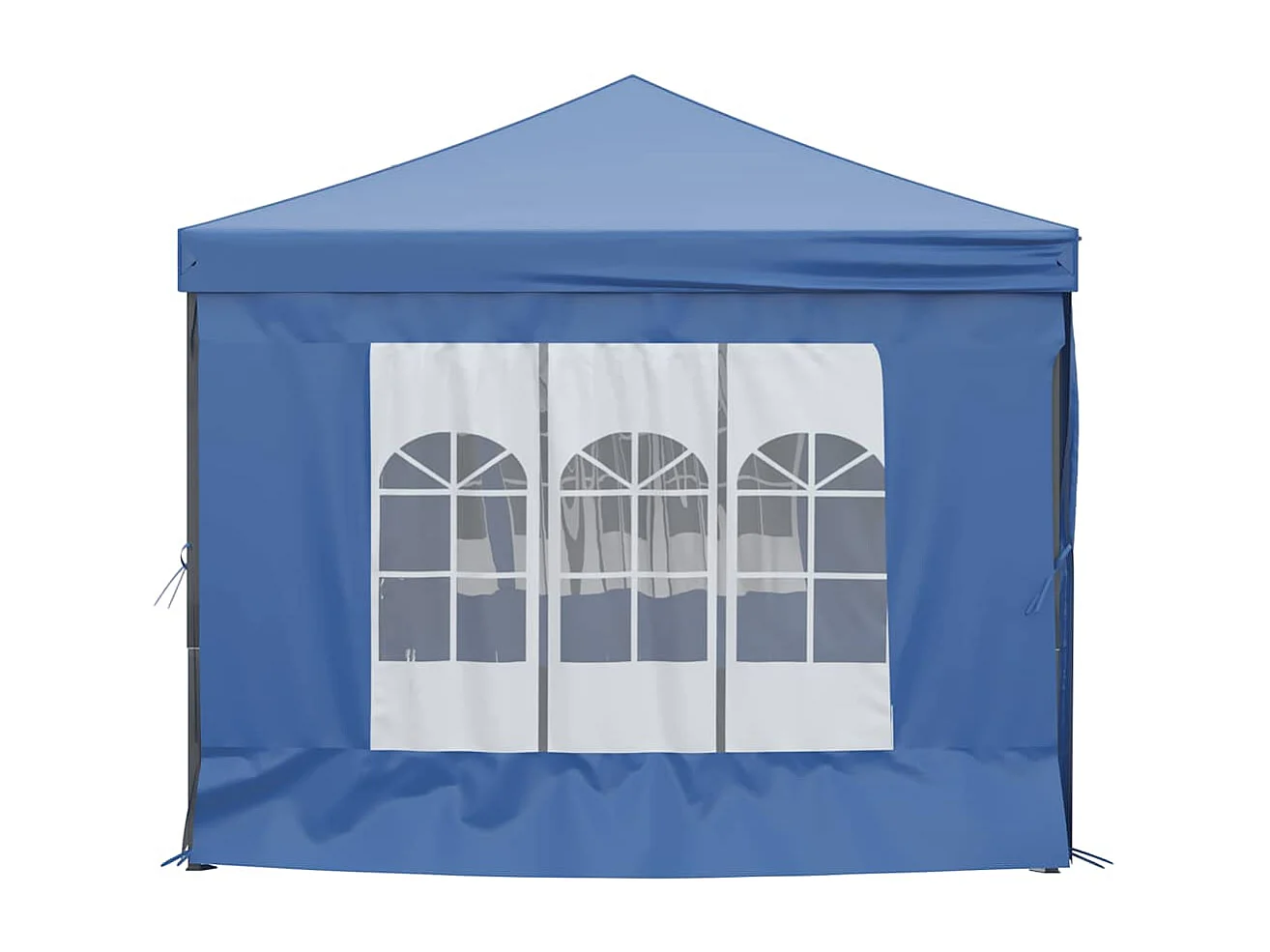 Carpa de recepción plegable con paredes Azul 3x6 m