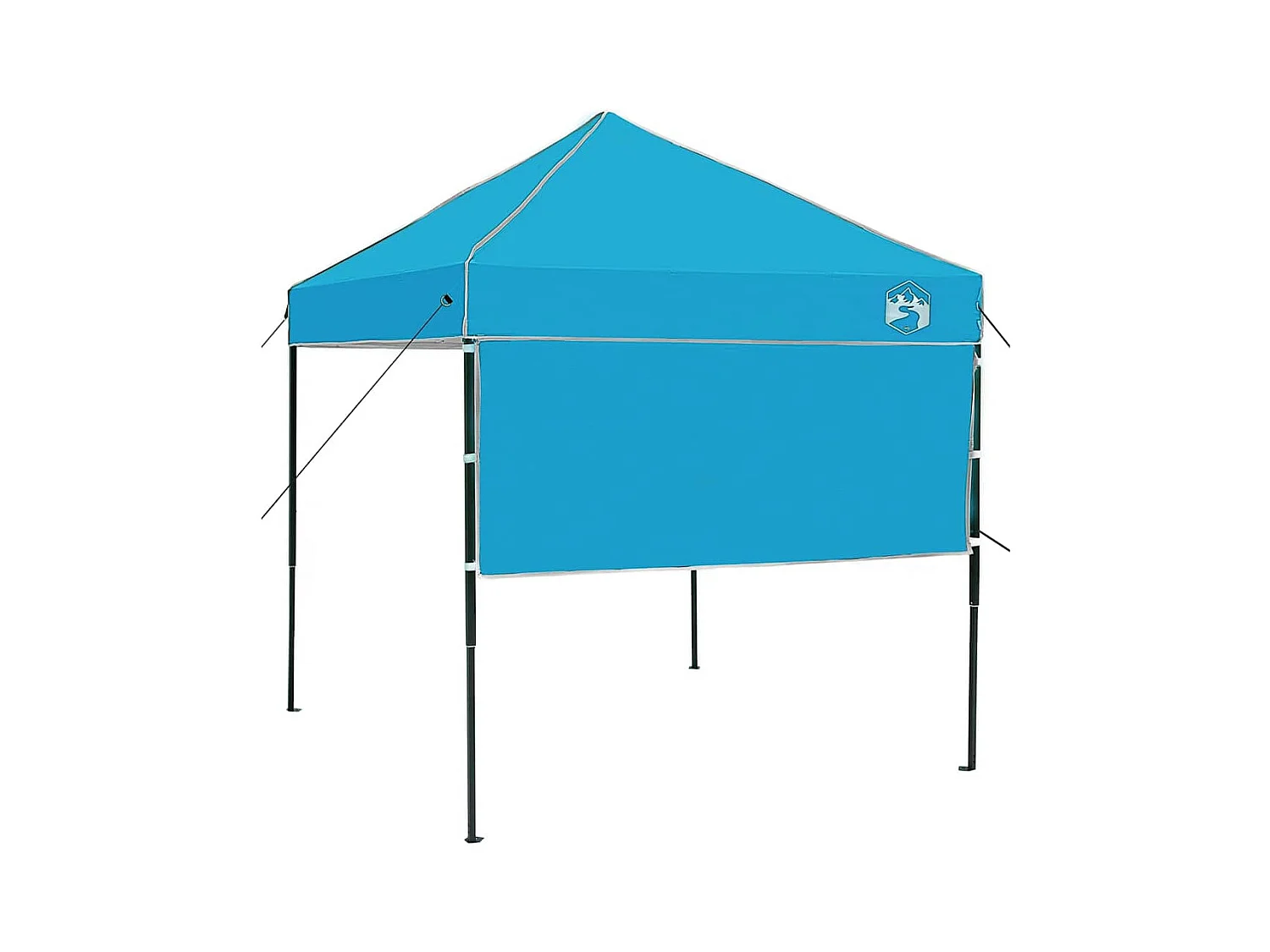 Tente à auvent pop-up Bleu 200 x 200 cm tissu