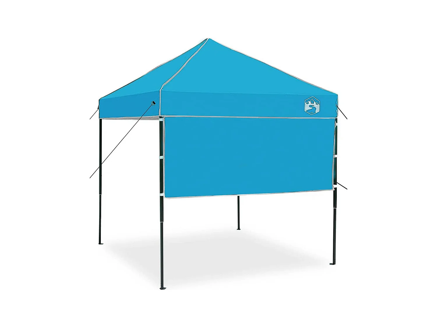 Tente à auvent pop-up Bleu 200 x 200 cm tissu