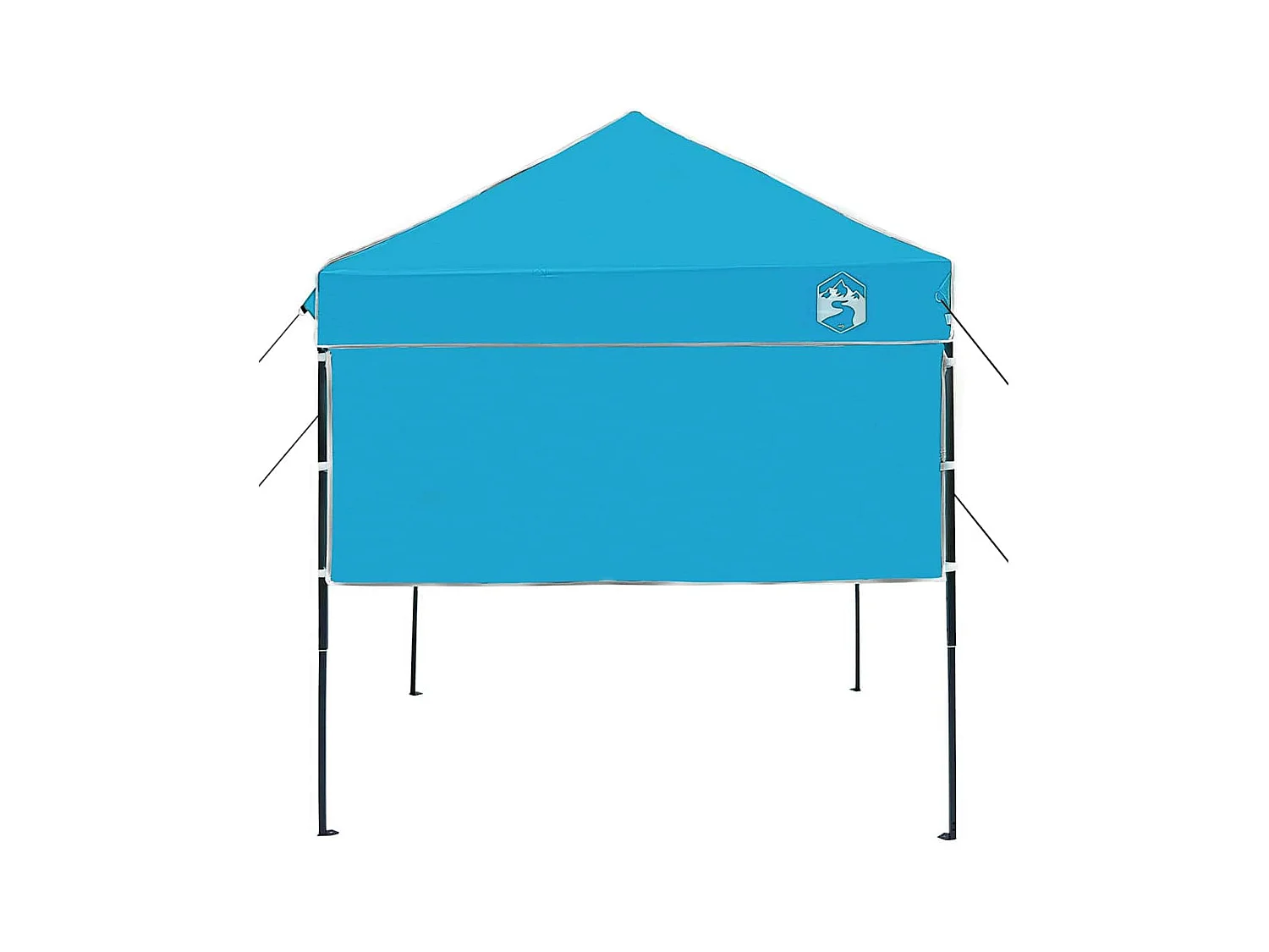 Tente à auvent pop-up Bleu 200 x 200 cm tissu